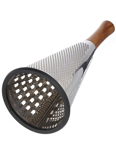 Терка 3 грани, 30х13 см, нержавеющая сталь, рукоятка дерево, Y4-8037