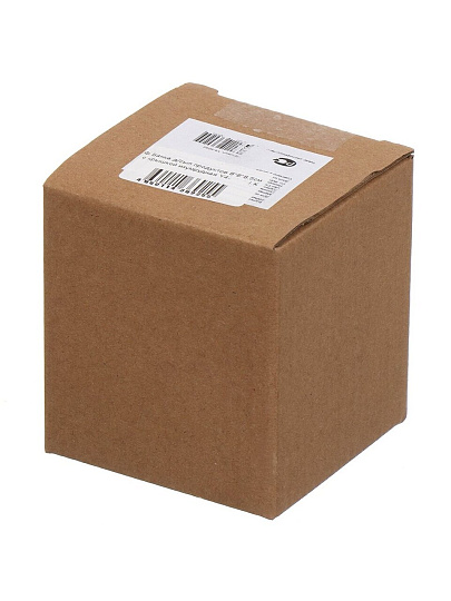 Банка для сыпучих продуктов, керамика, 8х8х8.5 см, с крышкой, Y4-5038, белая