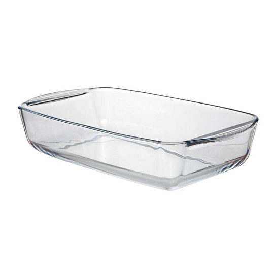 Форма для запекания стекло, 33.6х19х7 см, 2.75 л, прямоугольная, Borcam, 59 007