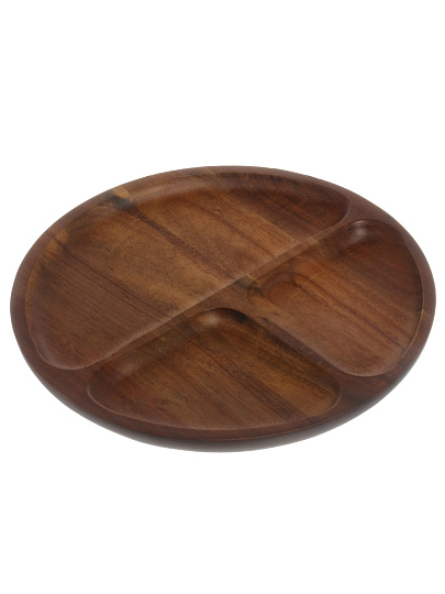 Менажница акация, 20х1.5 см, 3 секции, Daniks, PS58220A