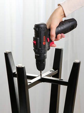 Дрель-шуруповерт аккумуляторный, Edon, AD-1201, 12 В, коробка