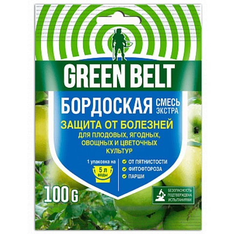 Фунгицид Бордоская смесь экстра, защита от болезней, 100 г, порошок, Green Belt