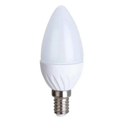 Лампа светодиодная E14, 5 Вт, 45 Вт, 220 В, свеча, 4000 К, свет нейтральный белый, Ecola, LED
