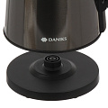 Чайник электрический Daniks, D2217, серый, 1.7 л, 2200 Вт, скрытый нагревательный элемент, нержавеющая сталь - фото 10