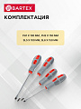 Набор отверток 4 предмета, Bartex, PH 1,2/ SL 5,6, антискользящая двухкомпонентная ручка, CrV сталь - фото 3