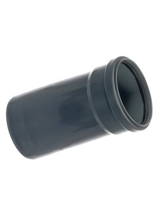 Труба канализационная внутренняя, диаметр 110х2000х2.7 мм, полипропилен, Нотапласт, серая