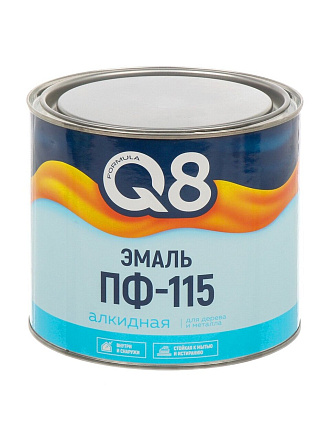 Эмаль Formula Q8, ПФ-115, алкидная, глянцевая, светло-голубая, 1.8 кг