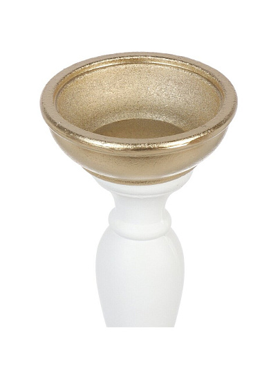 Подсвечник декоративный полистоун, 1 свеча, 37х11.5х11.5 см, Lefard, 222-798