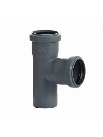 Тройник канализационный 50х50 мм, 90 °, РосТурПласт, внутренний, 36531