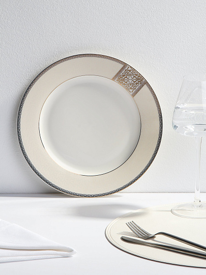 Тарелка обеденная, фарфор, 27 см, круглая, Dynasty, Fioretta, TDP081/TDP081-1