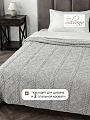 Плед 2-спальный, 180х200 см, велсофт жаккард, 100% полиэстер, Silvano, Уют, серый, 180/006-UYUT/LA - фото 3