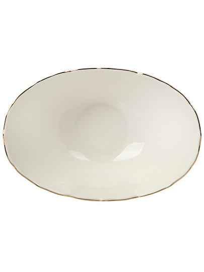 Салатник фарфор, овальный, 19 см, 0.61 л, Кружево, Jewel, ПС0007-14
