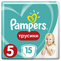 Подгузники-трусики детские Pampers, Pants Junior, р. 5, 12 - 18 кг, 15 шт, унисекс