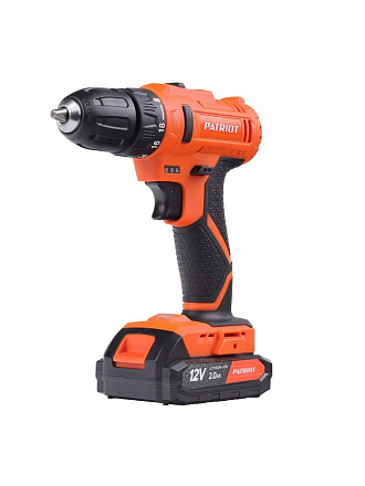 Дрель-шуруповерт аккумуляторный, Patriot, BR117Li, 12 В, кейс