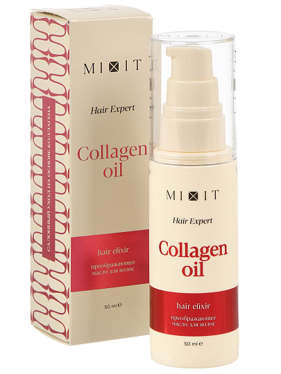 Масло для поврежденных волос, Mixit, Hair Expert, Преображающее, 50 мл