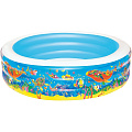Бассейн надувной Bestway, 152х51 см, Подводный мир, 51121, 400 л, бортик 3 кольца