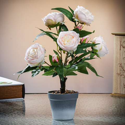Цветок искусственный в кашпо, 44 см, Y4-6960