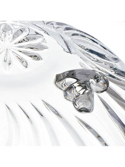 Ваза для фруктов, стекло, 9.5х22.5 см, Графит, Y6-6486