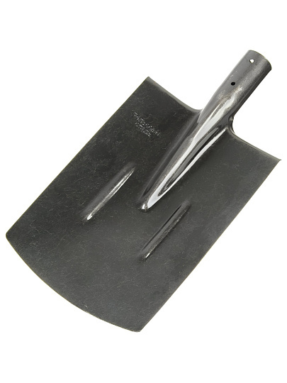 Лопата штыковая, рельсовая сталь, 1.5х210х300х403 мм, S512-16, без черенка, прямая