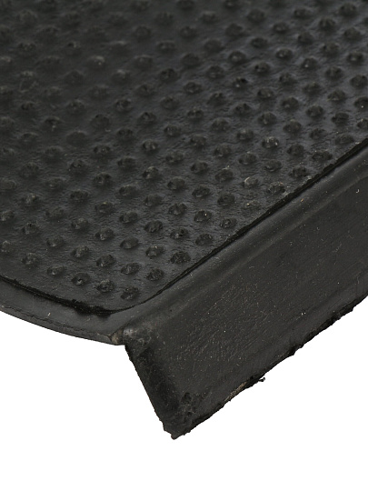 Коврик накладной, 25х75х0.4 см, накладка на ступеньку грязезащитная, черный, Nalar, 92251