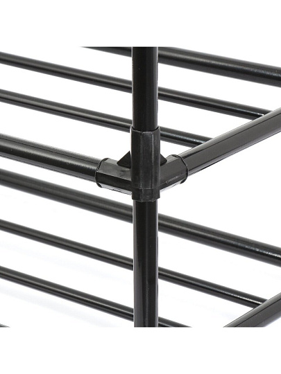 Полка для обуви, металл, 4 секции, 80х26х73 см, A340136