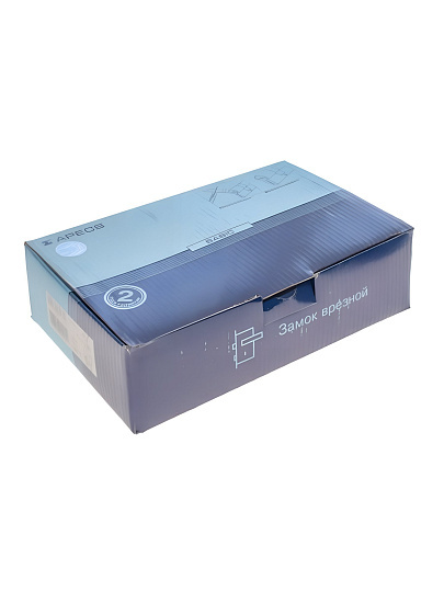 Замок врезной Apecs, 1026/60-CR, 3171, ручка в комплекте, цилиндровый, хром