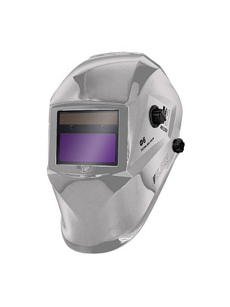 Маска сварочная хамелеон, Welder, Pro Ф6, 4-13 DIN, 93х43 мм, серебро, WDP-Ф6-П
