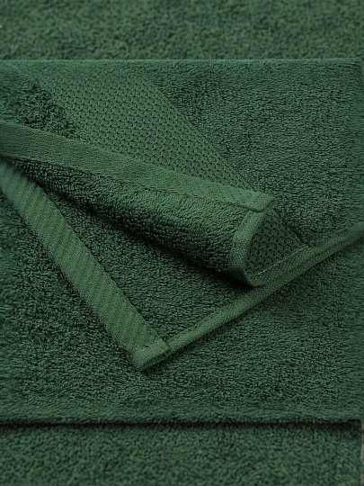 Полотенце банное 50х90 см, 100% хлопок, 380 г/м2, Грация, Barkas, зеленое, Узбекистан