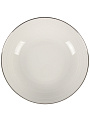 Тарелка суповая, фарфор, 22 см, круглая, Fiesta, Fioretta, TDP722, белая - фото 2