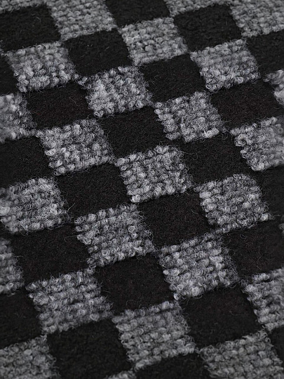 Коврик придверный, 60х90 см, прямоугольный, ПВХ, серый, Жаккард , ComeForte, НР-212