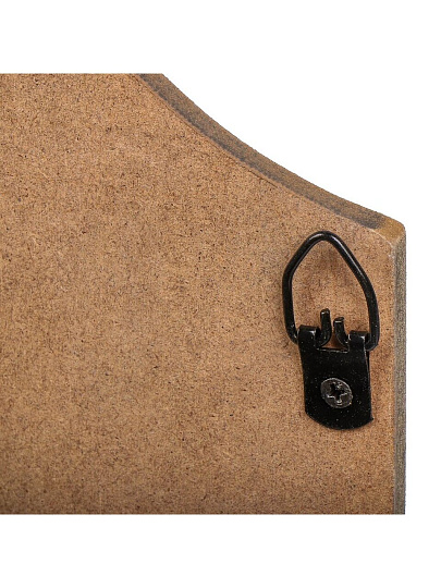 Ключница Часы, 29х48х4 см, МДФ, 6 крючков, Y4-6707