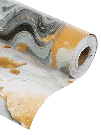 Пленка самоклеящаяся 0.45х8 м, мрамор, 0.08 мм, MR05