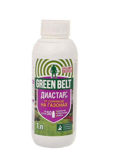 Гербицид Диастар, от сорняков, 1 л, Green Belt