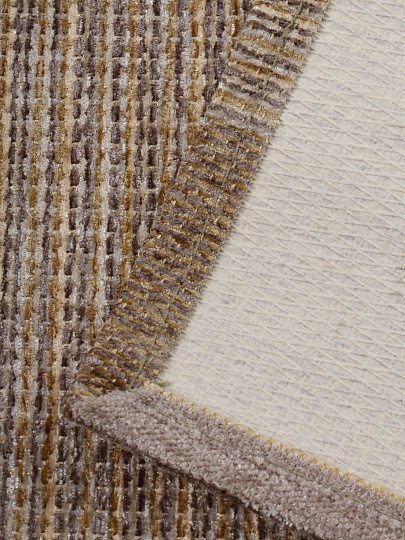 Ковер интерьерный 0.75х1.6 м, Лаос, прямоугольный, без рисунка, серый, 283 X