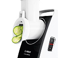 Мясорубка электрическая Bosch, MFW 3850B, 1800 Вт, реверс, 2 кг/мин, 6 насадок, соковыжималка цитрус-пресс - фото 2