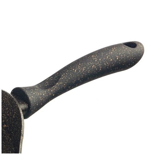 Сковорода блинная Agness премиум &quot;черное золото&quot; 24 см, инд дно, покр granit, pfoa free, 936-505