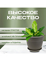 Кашпо пластик, 5 л, 25х19.5 см, французский серое, Idea, Рябина, М3056 - фото 4