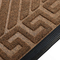 Коврик грязезащитный, 60х90 см, прямоугольный, резина, с ковролином, светло-коричневый, рисунок в ассортименте, Уют Классик, ComeForte - фото 2