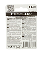 Батарейка Ergolux, АА (LR6, 15A), Alkaline, щелочная, 1.5 В, блистер, 4 шт, 11748 - фото 3