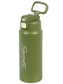 Термобутылка нержавеющая сталь, 0.8 л, зеленая, Y4-11685 - фото 2