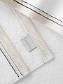 Полотенце банное 70х140 см, 100% хлопок, 420 г/м2, Fjord, Verossa, белый/бордюр, Россия - фото 6