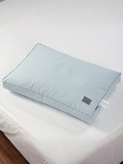 Подушка 50 х 68 см, гусиный пух 90%, перо 10%, Автограф, чехол тик, средняя, Бел-Поль, ПБТав-57