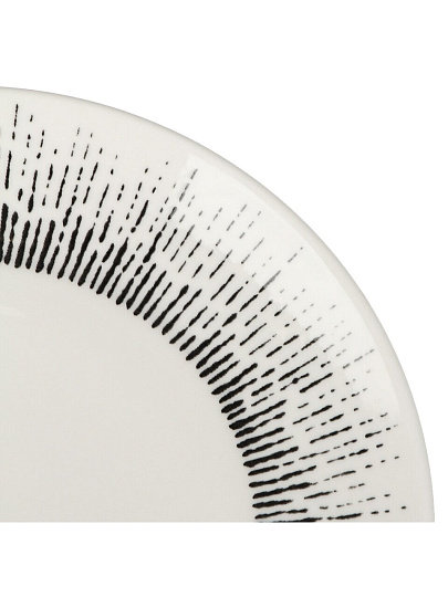 Тарелка десертная, керамика, 20.5 см, круглая, Mila Ripsy, Elrington, 253-27010