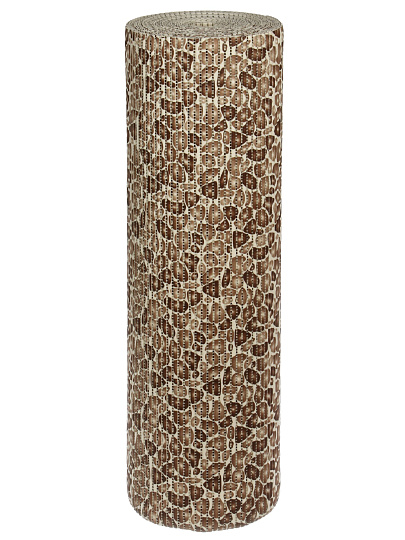 Коврик для ванной, антискользящий, 0.8х15 м, вспененный ПВХ, Вилина, V15-brown, камни