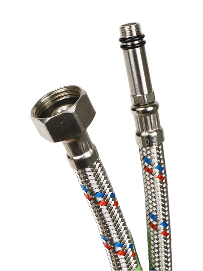 Подводка для воды М10-1/2"х0.4 м, пара, сталь, Еco, Lytcho