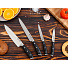 Нож кухонный Daniks, Black, для овощей, нержавеющая сталь, 9 см, рукоятка пластик, 161520-5 - фото 3