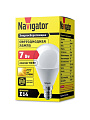 Лампа светодиодная E27, 5 Вт, 40 Вт, шар, 2700 К, теплый белый свет, Navigator, 94477 - фото 2