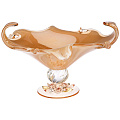 Блюдо на ножке white cristal &amp;quot;honey gondola&amp;quot; 36х36см высота 22см, 647-754