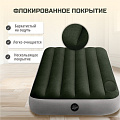 Матрас надувной Intex, 191х99х25 см, 64761, насос встроенный, ножной, флокированный, 136 кг - фото 9