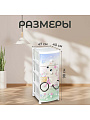 Комод детский 4 ящика, Kitty, 39х47х95 см, Violet, 352143 - фото 3